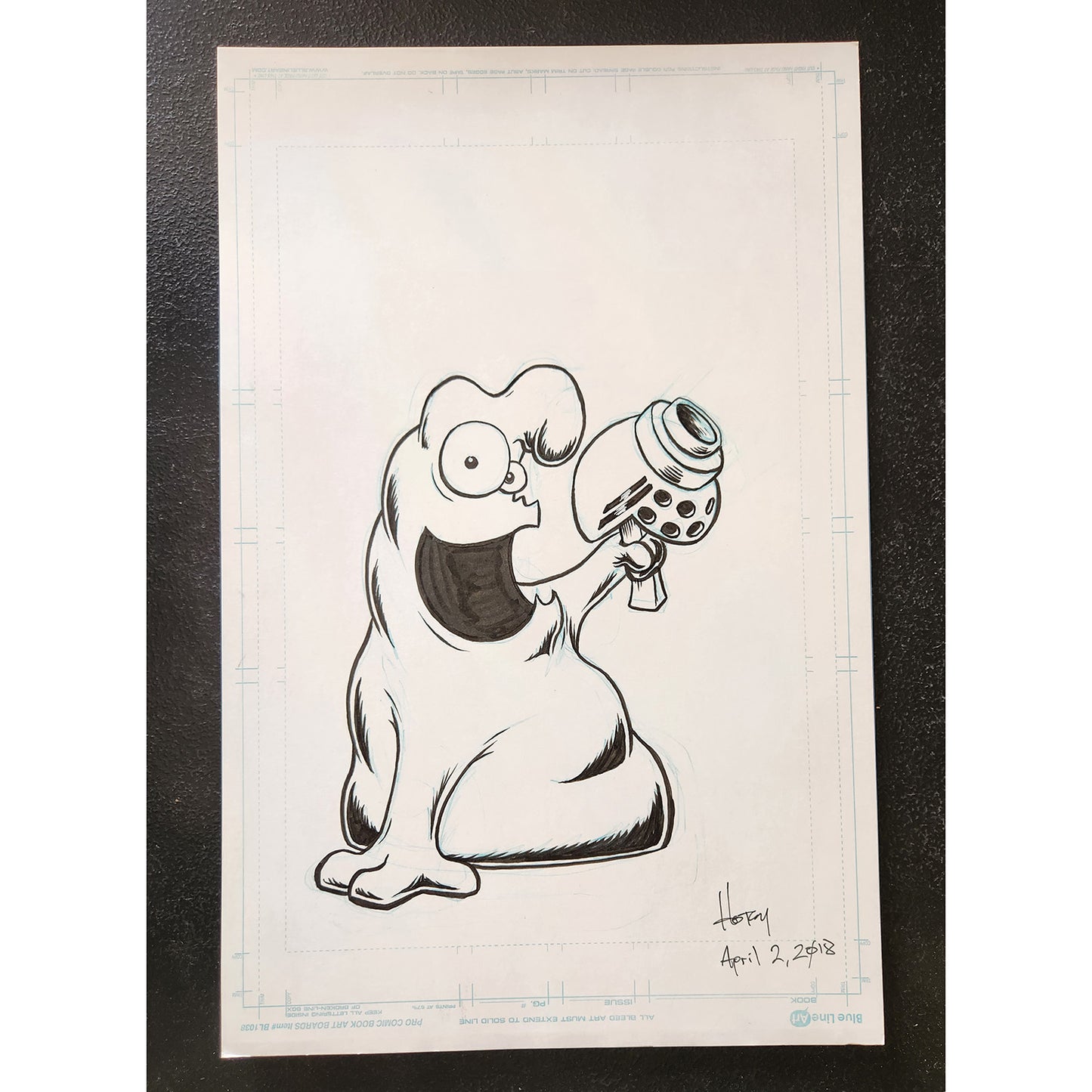 Schlock Gen Con Pin Original Art