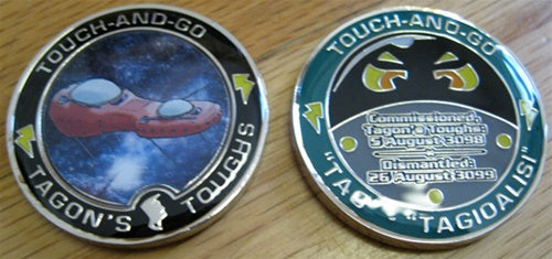 Coin Touch and Go ship