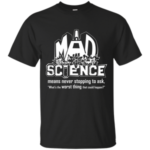Mad Science Shirt sizes up to 6XL