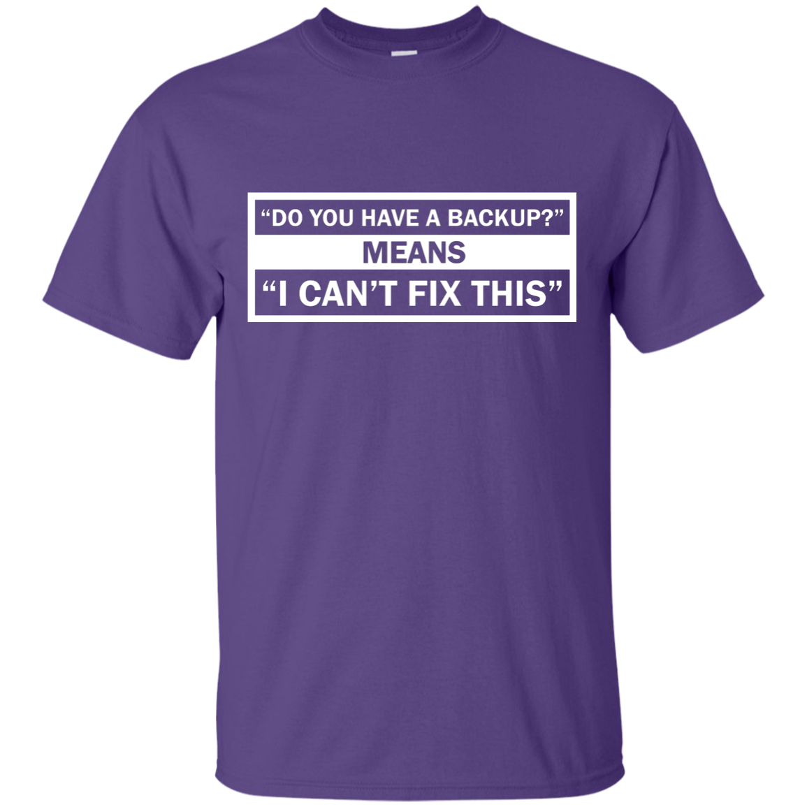 Back up shirt sizes up to 6X