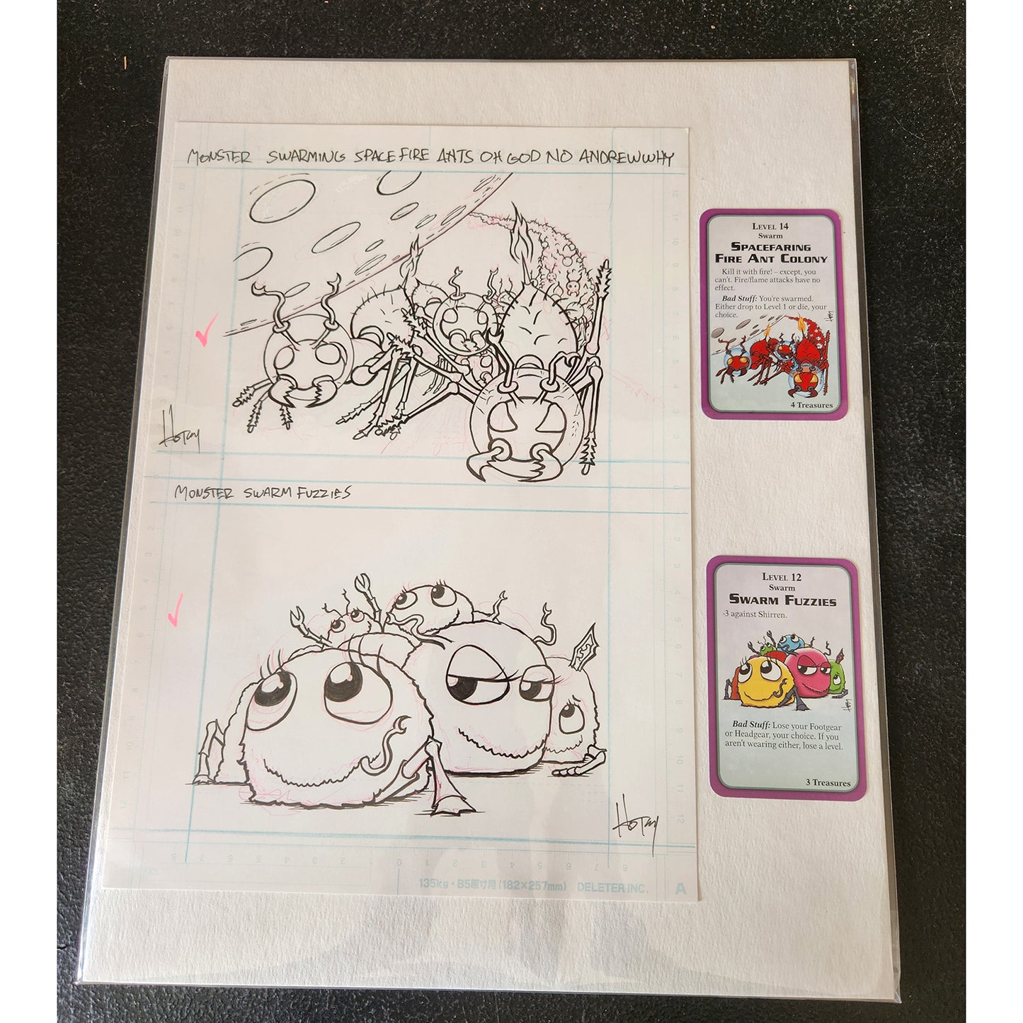 Munchkin Art Fuzzies and Fire Ants