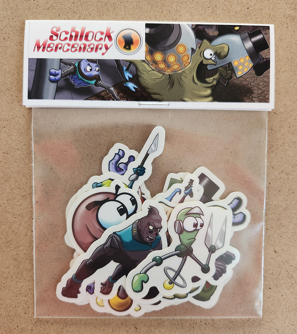 Maxim 52 Sticker Pack – Schlock Mercenary Store