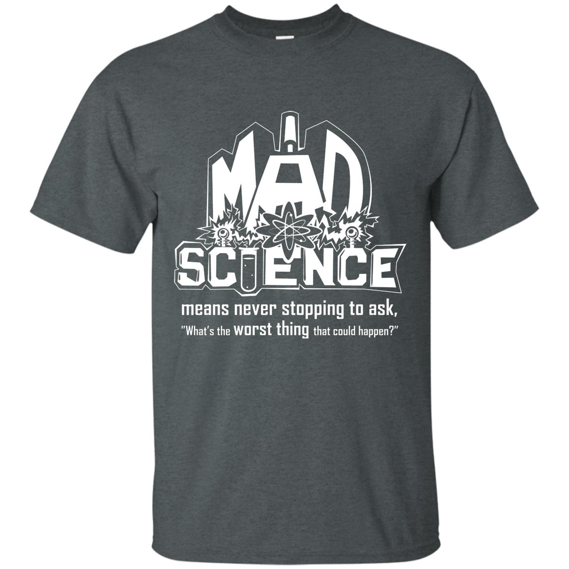 Mad Science Shirt sizes up to 6XL