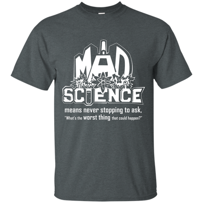Mad Science Shirt sizes up to 6XL