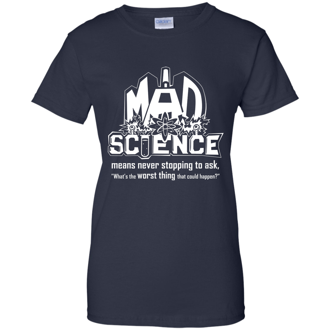 Mad Science Shirt Ladies sizes