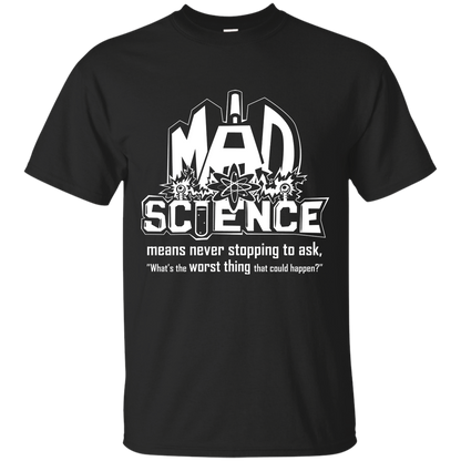 Mad Science Shirt sizes up to 6XL