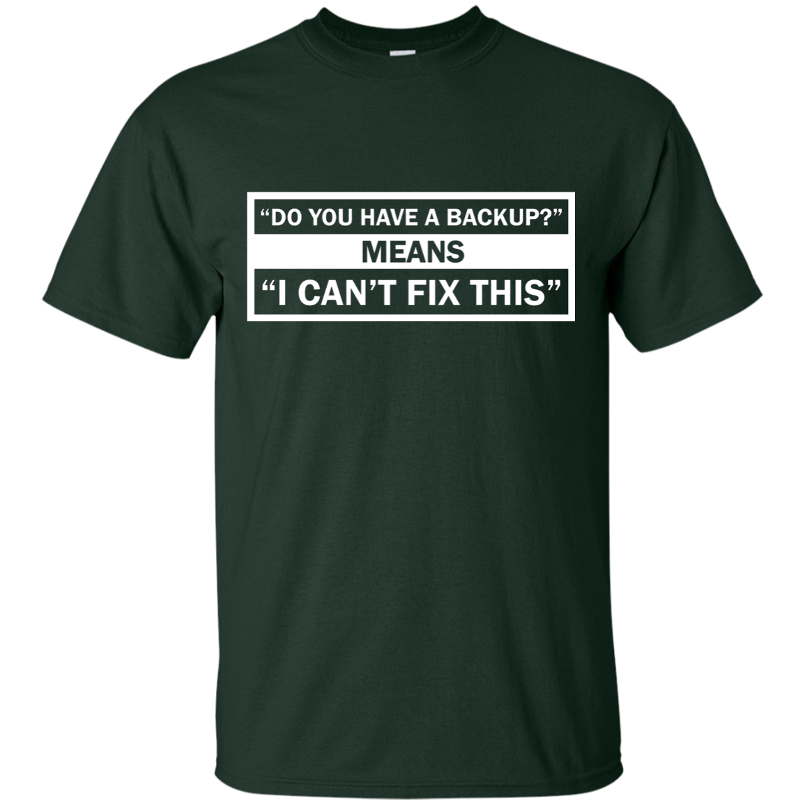 Back up shirt sizes up to 6X