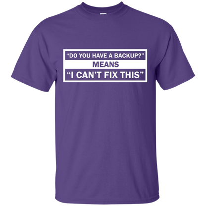 Back up shirt sizes up to 6X