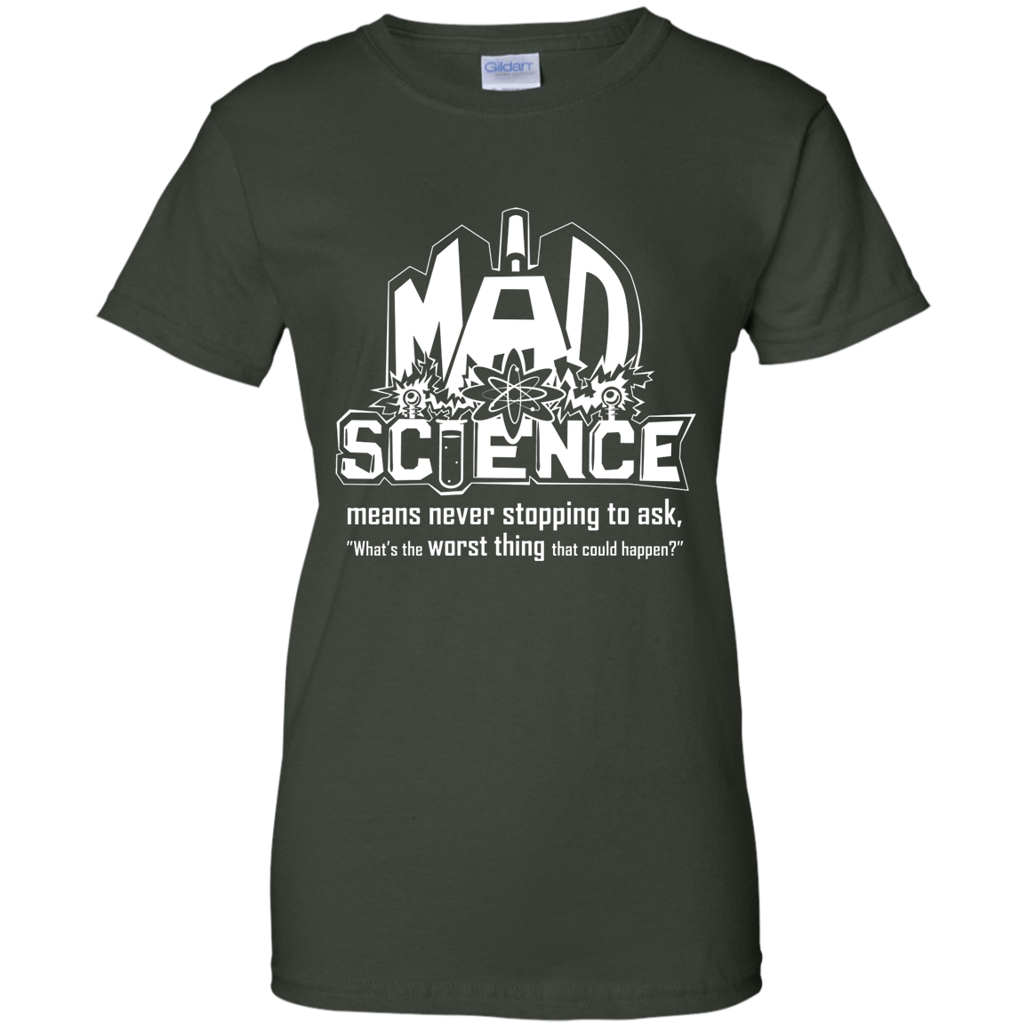 Mad Science Shirt Ladies sizes