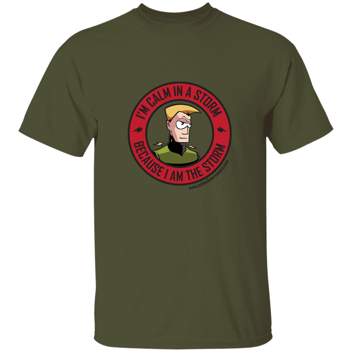 I am the storm shirt sizes to 6X