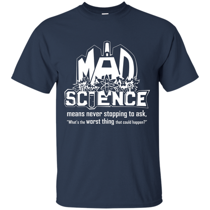 Mad Science Shirt sizes up to 6XL