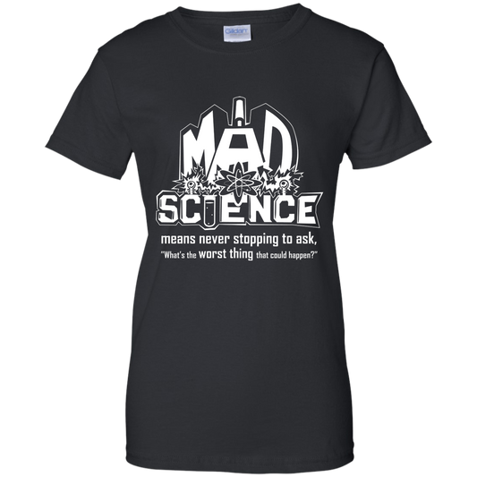 Mad Science Shirt Ladies sizes