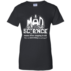 Mad Science Shirt Ladies sizes
