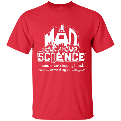 Mad Science Shirt sizes up to 6XL
