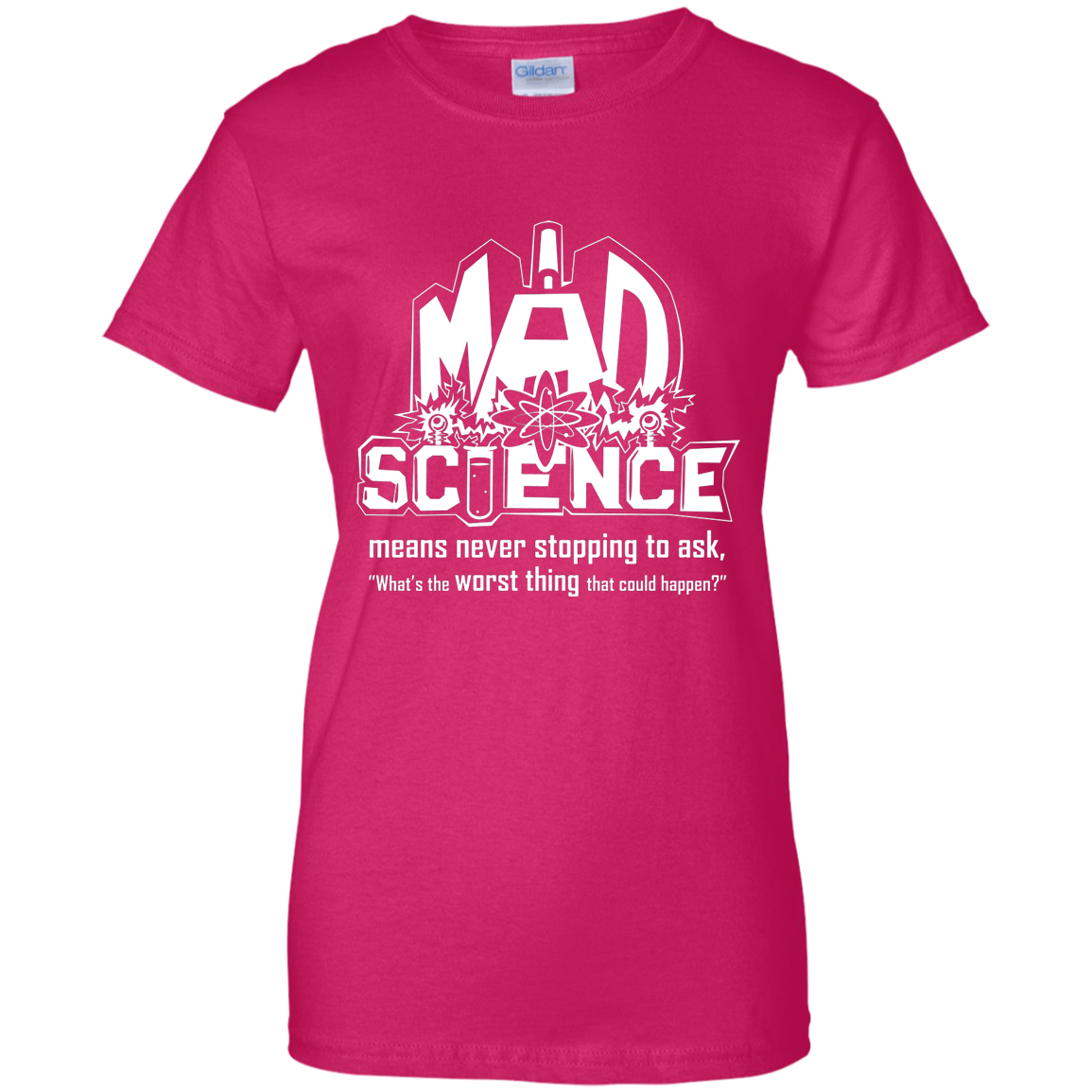 Mad Science Shirt Ladies sizes