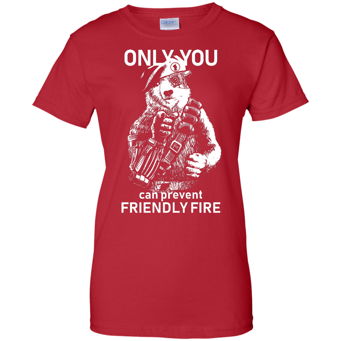 Friendly Fire Shirt Ladies Cut
