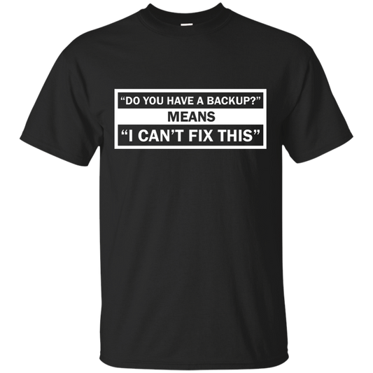 Back up shirt sizes up to 6X