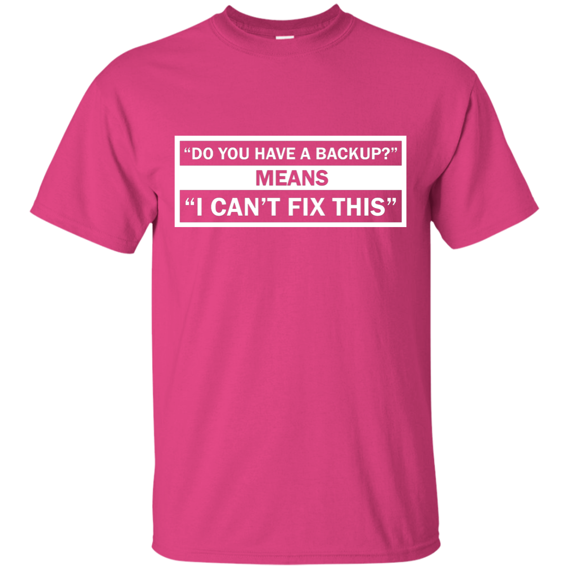 Back up shirt sizes up to 6X