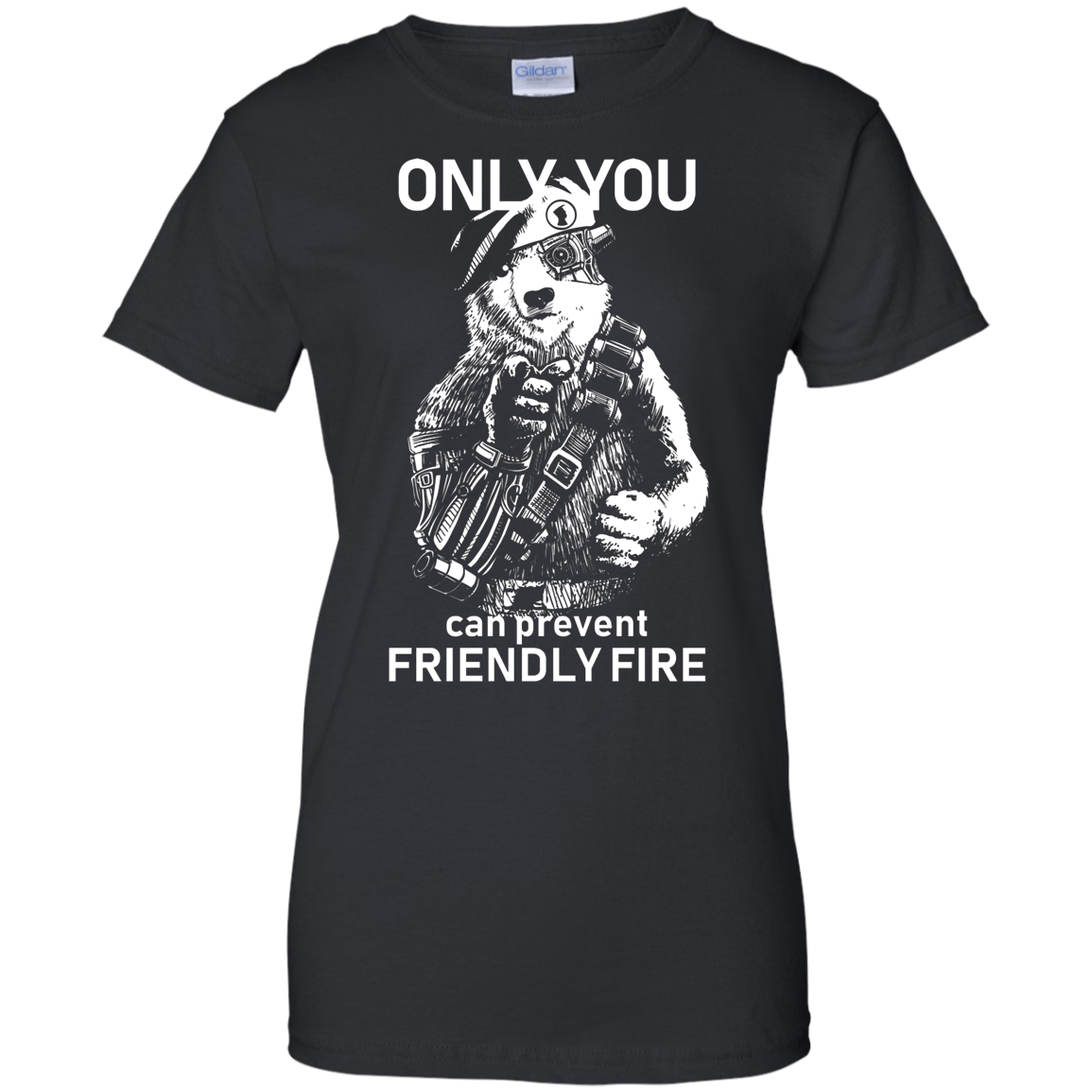 Friendly Fire Shirt Ladies Cut