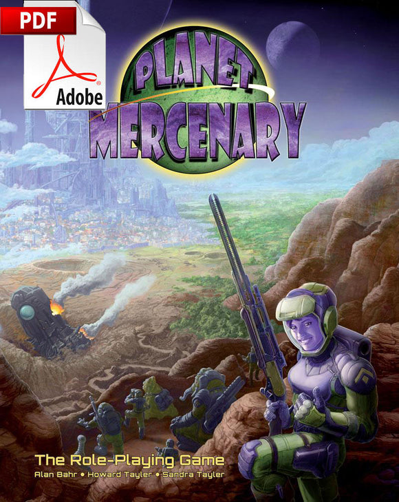 Digital Only: Planet Mercenary RPG in PDF format